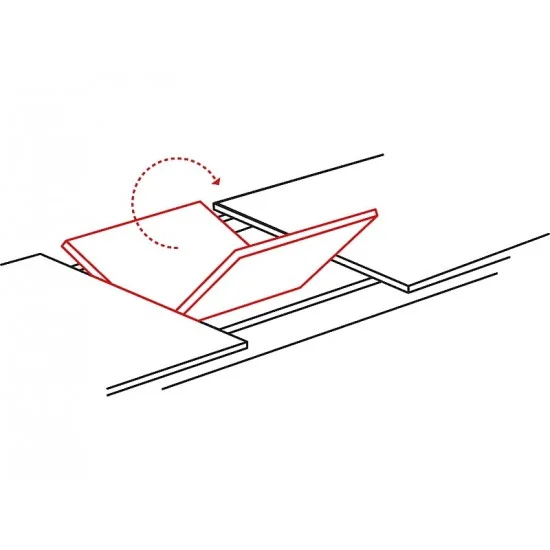 Стол обеденный раскладной Alaras II 120(180)х80 Черный эфект каменя / Белый ALARAS2C120 2