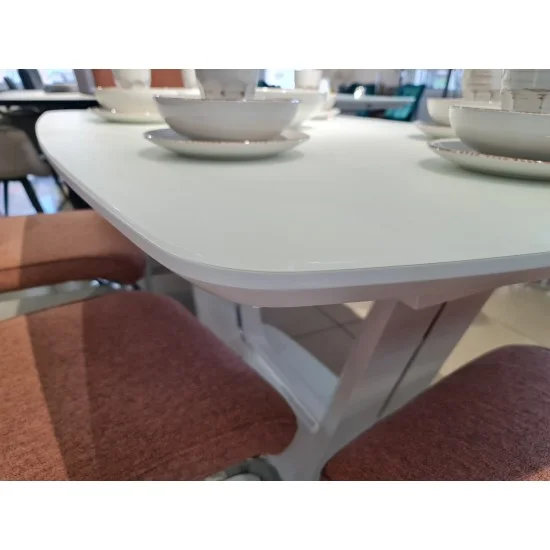 Стол обеденный раскладной Armani 140(200)х90 Белый ARMANIBB140 5
