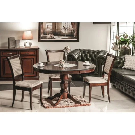 Стол обеденный раскладной Margo 90(125)x90 см Темный орех MARGOCO 5