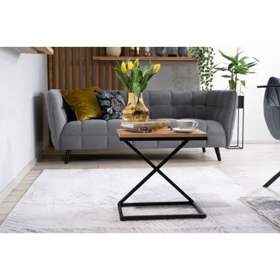 Журнальный стол Liz II 30х50 Дуб / Черный LIZIIDC 11