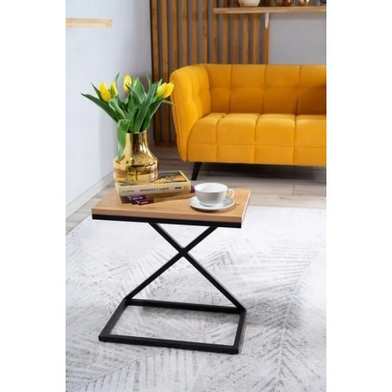 Журнальный стол Liz II 30х50 Дуб / Черный LIZIIDC 9