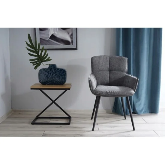 Журнальный стол Liz II 30х50 Дуб / Черный LIZIIDC 8