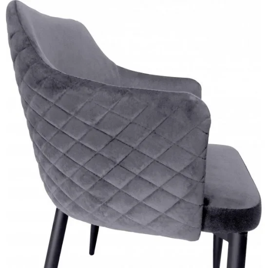Стул Astor Velvet Серый / Черный ASTORVCSZ 7