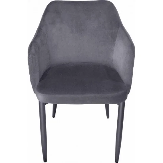 Стул Astor Velvet Серый / Черный ASTORVCSZ 4