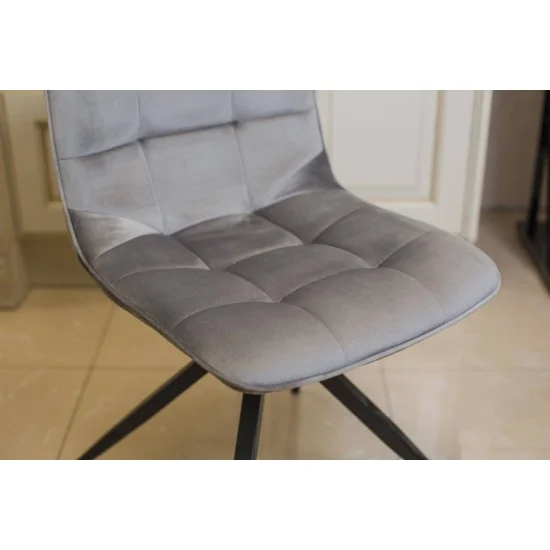 Стул Texo Velvet Серый / Черный TEXOVCSZ14 3