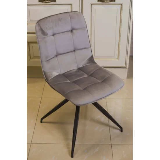 Стул Texo Velvet Серый / Черный TEXOVCSZ14 5