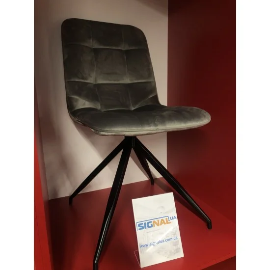 Стул Texo Velvet Серый / Черный TEXOVCSZ14 2