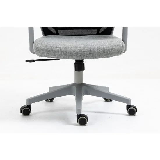 Комп'ютерне крісло поворотне Q-320 Чорний/Сірий OBRQ320CS 15