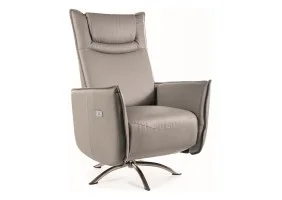 Кресло NOTOS искусственная кожа Серый TAP. 217 NOTOSSSSZ