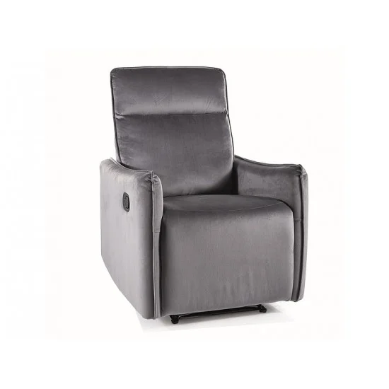 Крісло TRAVIS 1 VELVET Сірий BLUVEL 14 TRAVIS1VSZ 1