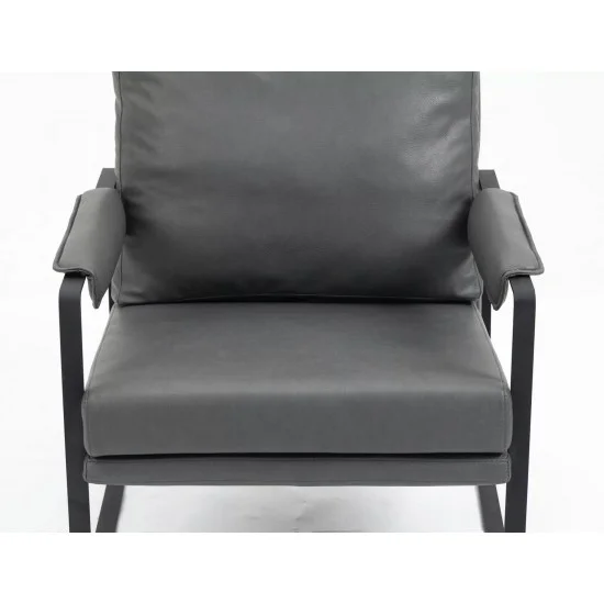 Стілець FOCUS штучна шкіра Сірий BUFFALO 06 Сірий BUFFALO 06 FOCUSSSSZ 4