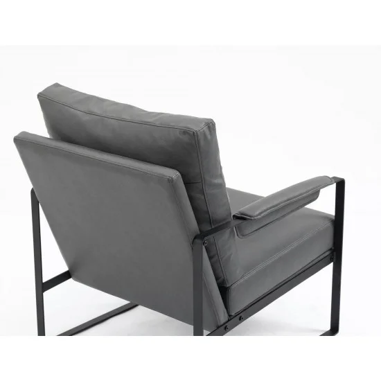 Стілець FOCUS штучна шкіра Сірий BUFFALO 06 Сірий BUFFALO 06 FOCUSSSSZ 6