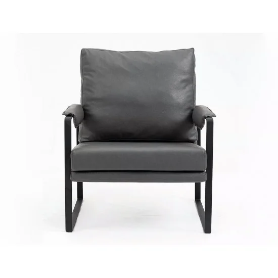 Стілець FOCUS штучна шкіра Сірий BUFFALO 06 Сірий BUFFALO 06 FOCUSSSSZ 8