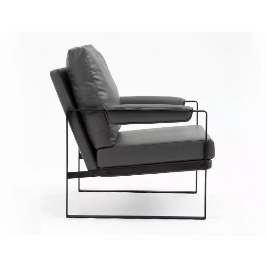 Стілець FOCUS штучна шкіра Сірий BUFFALO 06 Сірий BUFFALO 06 FOCUSSSSZ 10