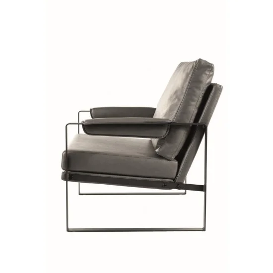 Стілець FOCUS штучна шкіра Сірий BUFFALO 06 Сірий BUFFALO 06 FOCUSSSSZ 3