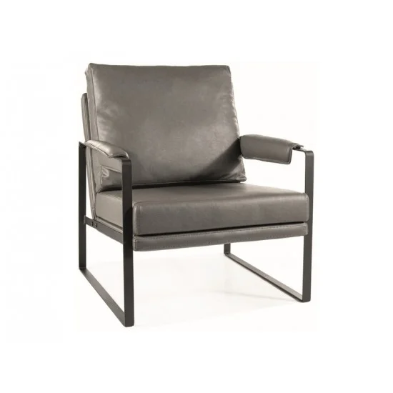 Стілець FOCUS штучна шкіра Сірий BUFFALO 06 Сірий BUFFALO 06 FOCUSSSSZ 1