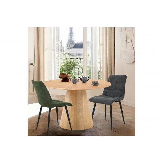 Крісло CHIC BREGO Чорний каркас / Оливковий 77 CHICBRCOL 4