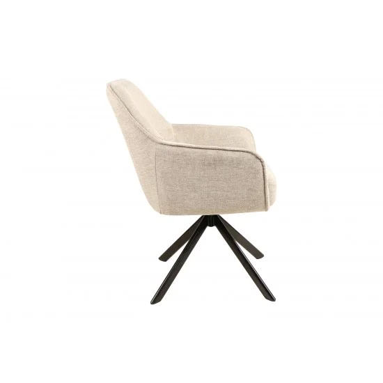 Стілець NOTTI BREGO Чорний каркас / Бежевий 31 NOTTIBRCJBE 10