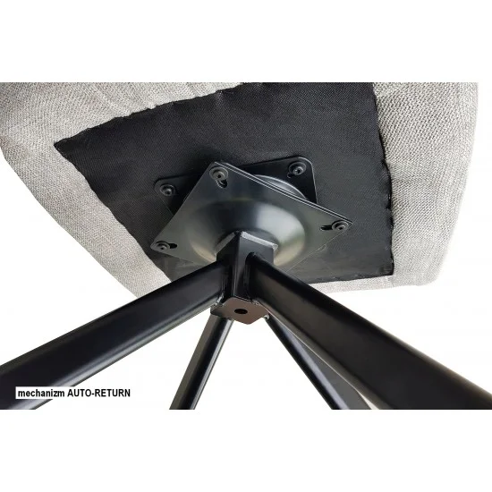 Стілець NOTTI BREGO Чорний каркас / Бежевий 31 NOTTIBRCJBE 8