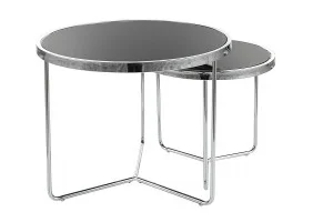 Журнальный столик SALVA Черный / Хром (комплект) SALVACCH