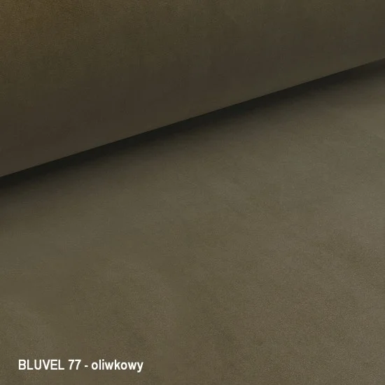 Крісло MANGO VELVET Чорний / BLUEVEL Оливковий 77 MANGOVCOL 5