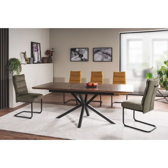 Кресло BERRY BREGO CHAIR Черный каркас / Оливковый77 BERRYBRCOL 12