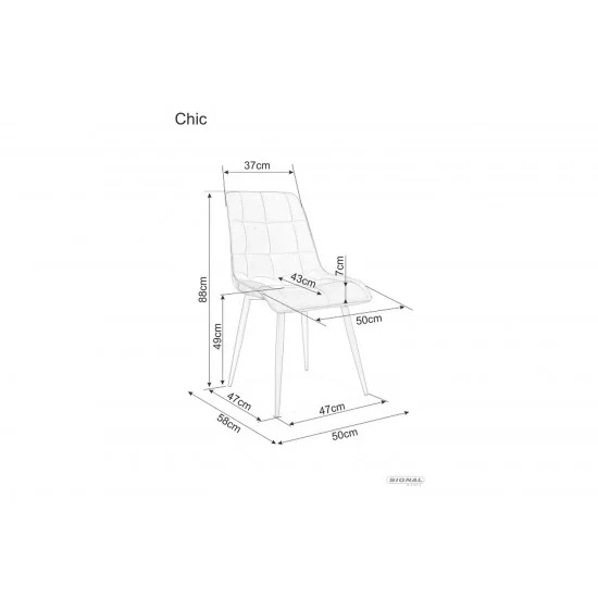 Кресло CHIC BREGO Черный каркас / Кари 68 CHICBRCCU 5