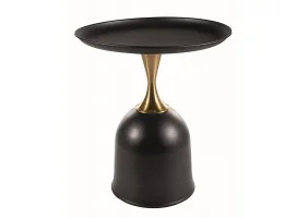 Журнальный стол LIBRA Черный / Золото диаметр 51 LIBRACZL51