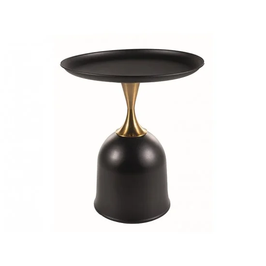 Журнальный стол LIBRA Черный / Золото диаметр 51 LIBRACZL51 1