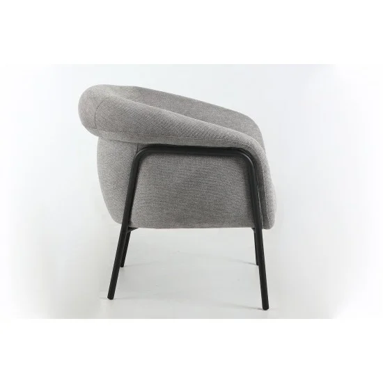 Крісло CLOVER BREGO Чорний каркас / Сірий 07 CLOVERBRCSZ 8