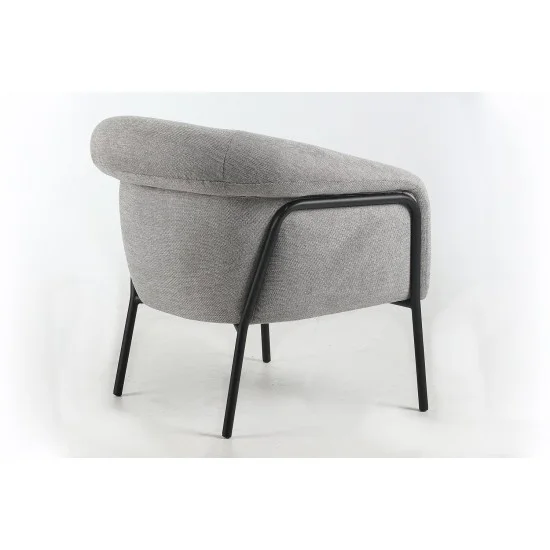 Крісло CLOVER BREGO Чорний каркас / Сірий 07 CLOVERBRCSZ 4