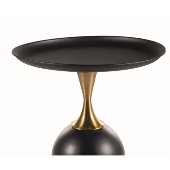 Журнальный стол LIBRA Черный / Золото диаметр 51 LIBRACZL51 4