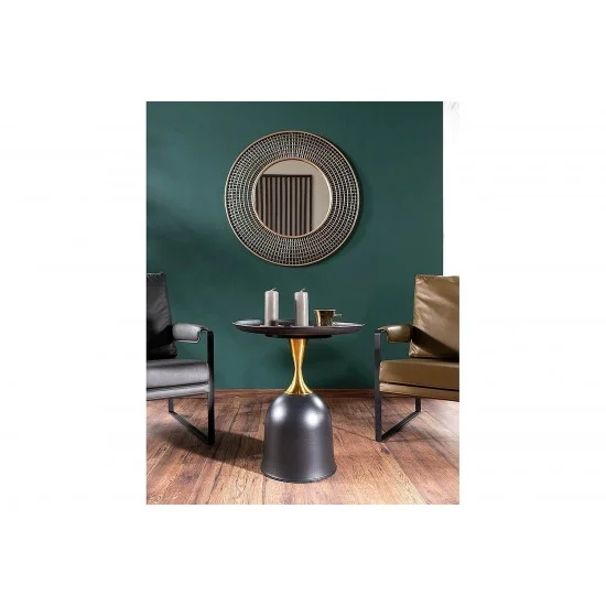 Журнальный стол LIBRA Черный / Золото диаметр 51 LIBRACZL51 2