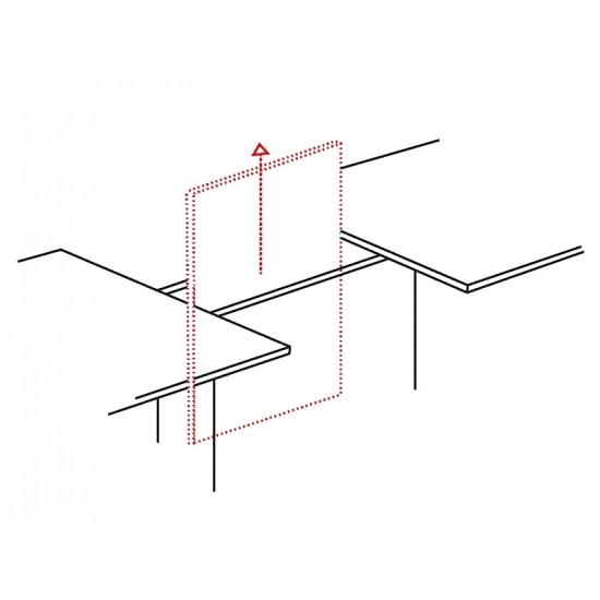 Стіл обідній Syriusz 80х120 Дуб Вотан / Білий Мат SYRIUSZDWBM120IN 7