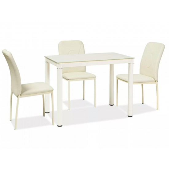 Стол обеденный Galant 110 x 70 см Кремовый GALANTK 4
