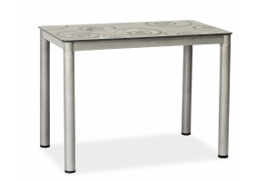 Стол обеденный Damar 100 x 60 см Серый DAMARSZ