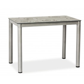 Стол обеденный Damar 100 x 60 см Серый DAMARSZ
