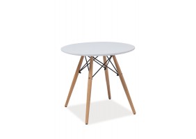 Журнальный стол Soho B Белый / Бук 60X60 SOHOBBU60