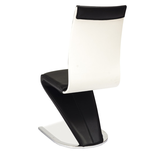 Стул H-134 Черно-белый H134CZ 4