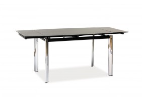 Стол обеденный раскладной GD-020 120(180)x80 Черный GD020CZ