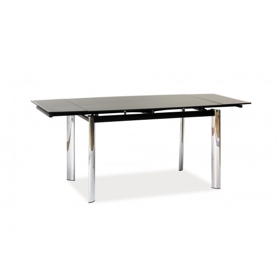 Стол обеденный раскладной GD-020 120(180)x80 Черный GD020CZ 1