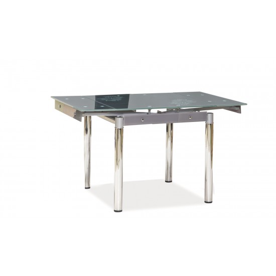 Стол обеденный раскладной GD-082 80(131)x80 Серый GD082SZ 1