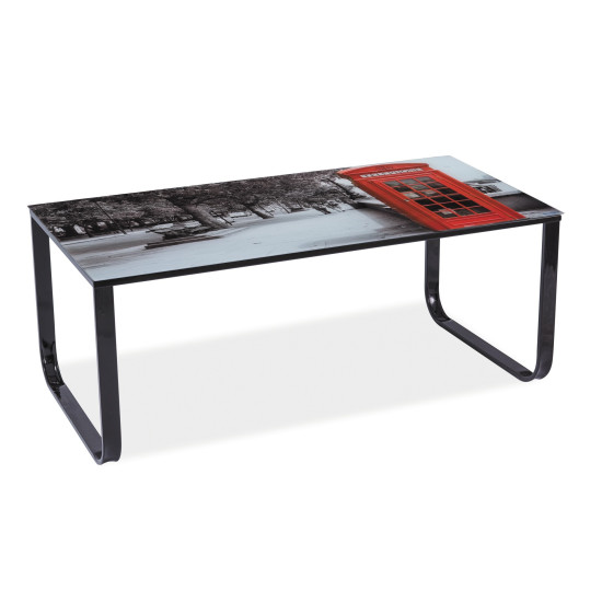 Журнальний стіл Taxi ll LONDYN / Чорний каркас 105x55x43 TAXIL 1