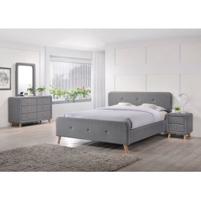Кровать Malmo 140X200 Серый MALMO140SZD