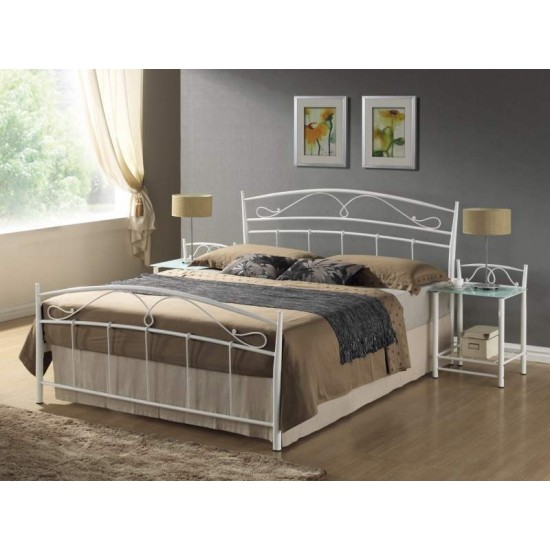 Кровать полуторная Siena 140X200 Белый SIENA140B 1