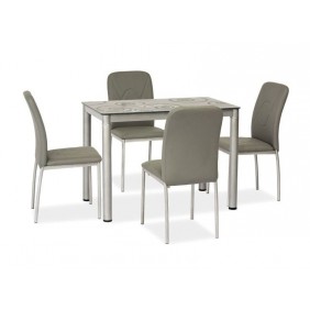 Стол обеденный Damar Серый 80х60 DAMARSZ80