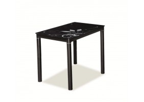 Стол обеденный Damar Черный 80х60 DAMARC80