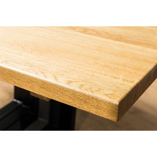 Стол Abramo 180х90 Дуб / Черный ABRAMOLDC180 3