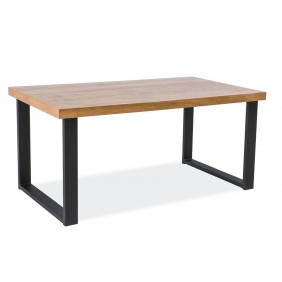Стол Umberto 150х90 Дуб / Черный UMBERTOLDC150