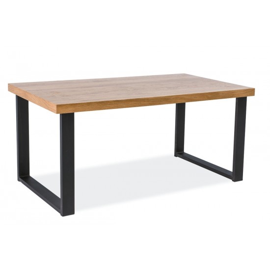 Стол Umberto 150х90 Дуб / Черный UMBERTOLDC150 1